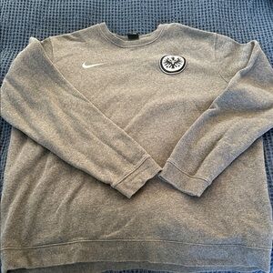 Nike Men's Gray Crewneck Sweater Frankfurt